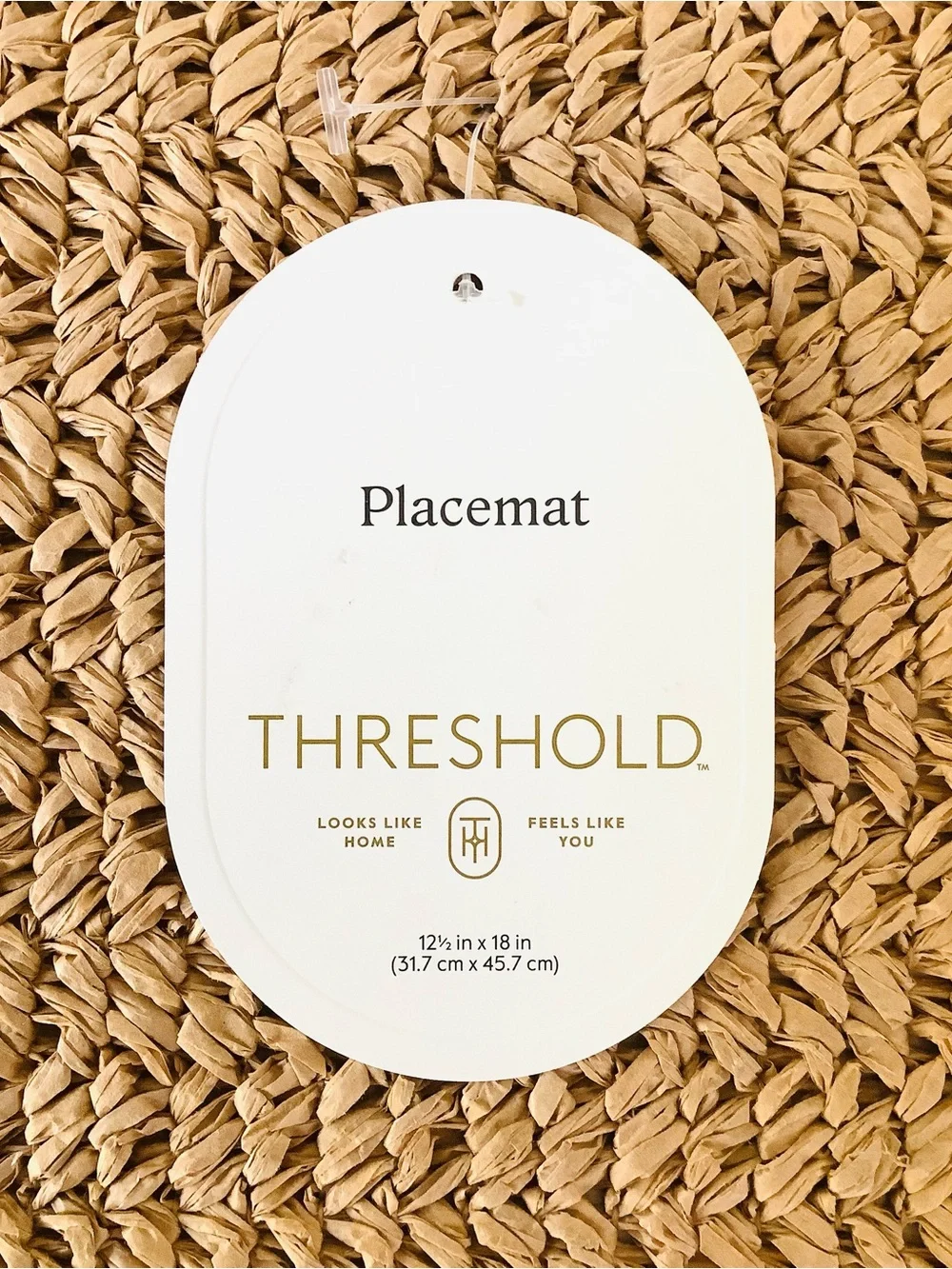 Set of 2 Threshold Woven Leaf Placemats
